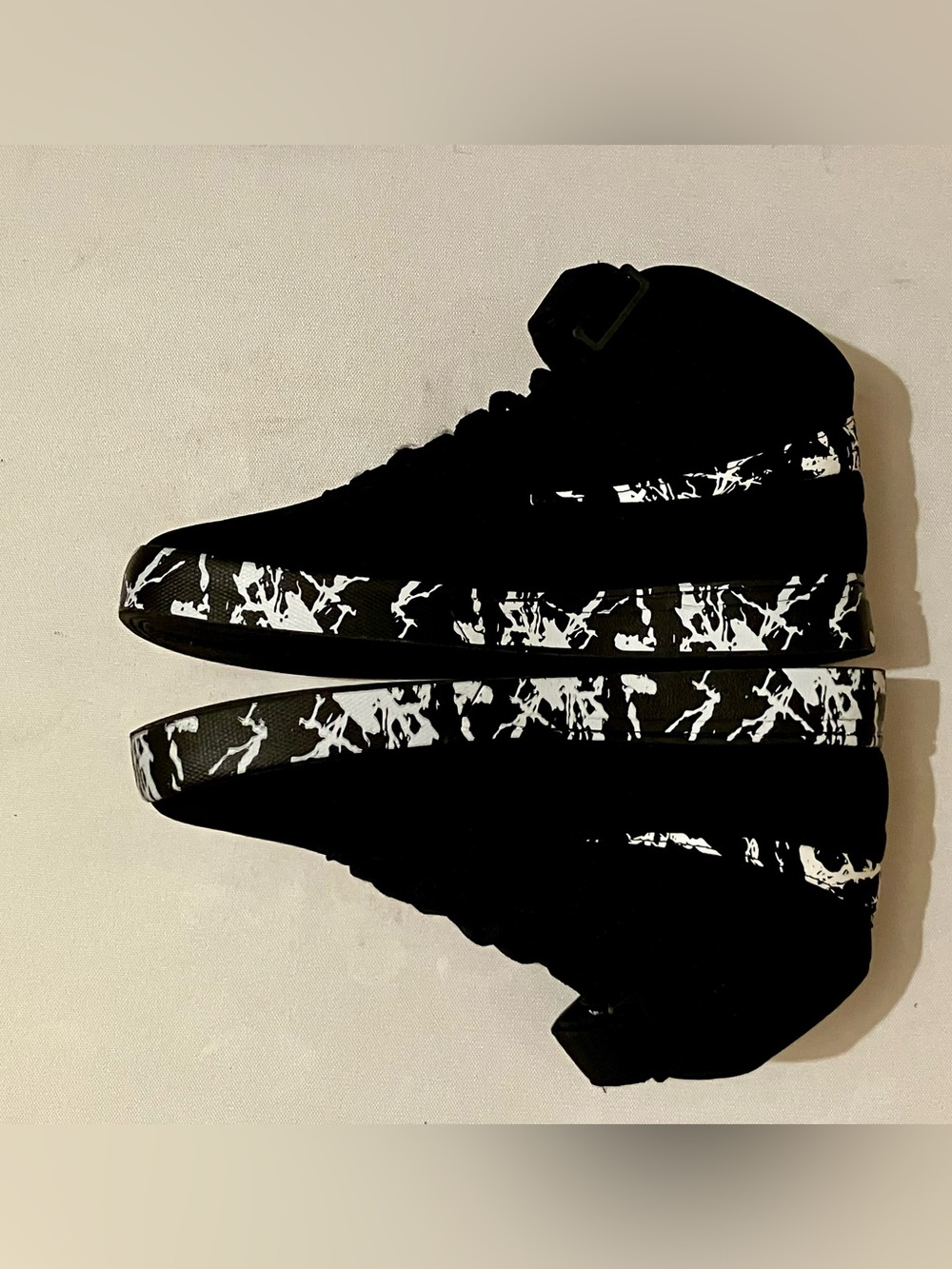 New without Tags Fila Vulc 13 Marble high-top sneaker women size 7 Black/White - Picture 5 of 12